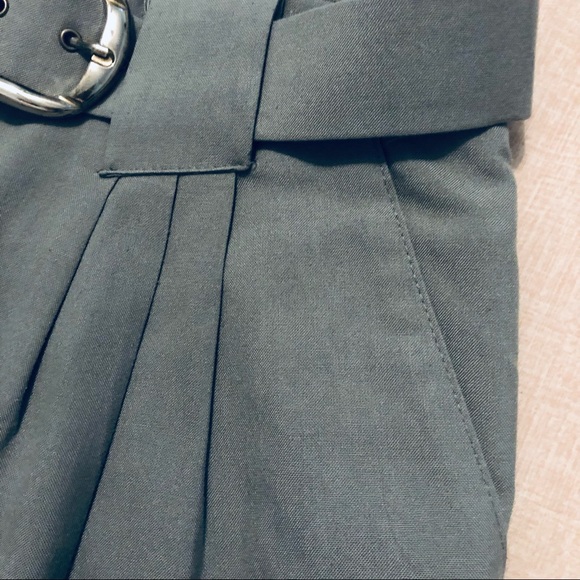 Two Roads Women Trouser with Belt Light Green Size 13/14 - Picture 6 of 8